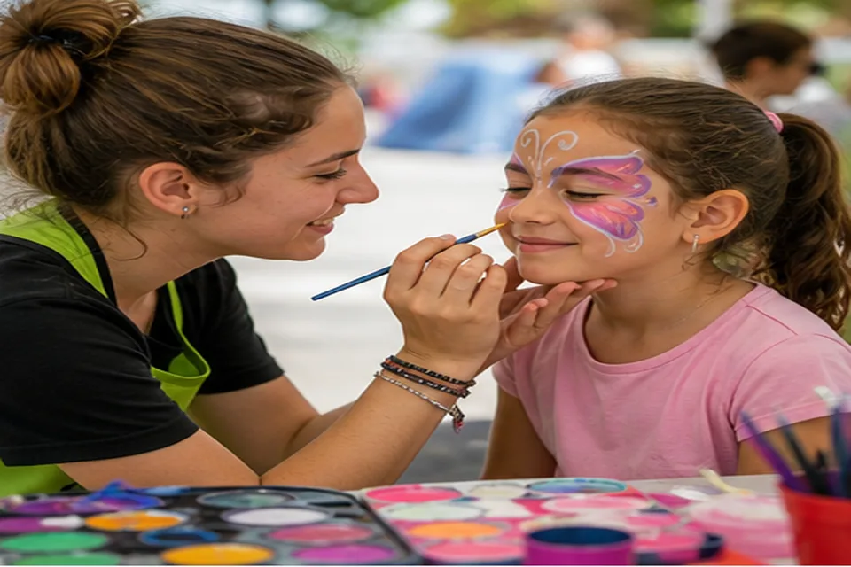 Maquillaje infantil para eventos